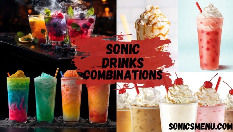 Best Sonic Drinks Combinations