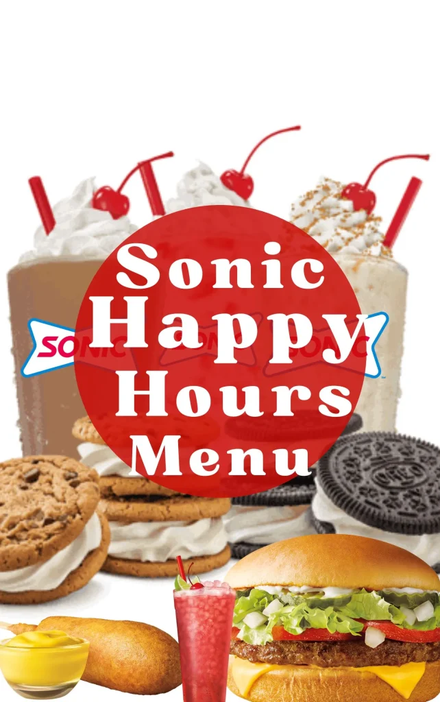 sonic happy hours menu