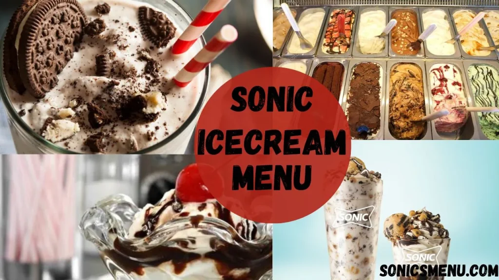 sonic ice cream menu prices