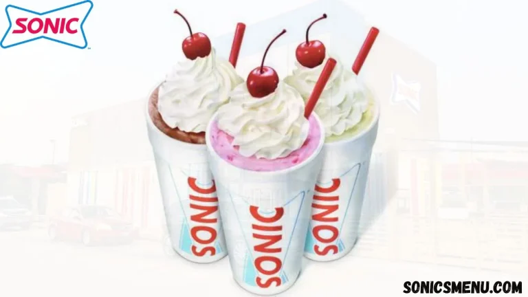 Explore Sonic Shakes Menu and Prices 2024