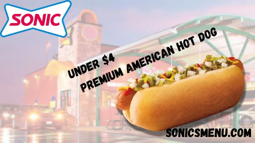 sonic under 4 hot dog