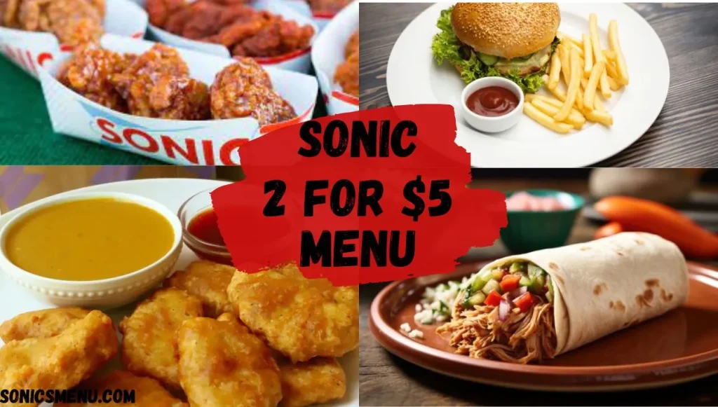 sonic 2 for $5 menu