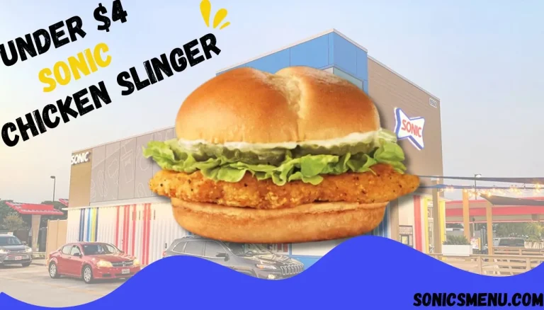 Under $4 Sonic Chicken Slinger: Maximize Your Savings With Blast Of Flavours