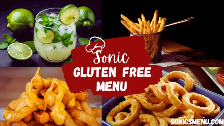Explore Updated Sonic Gluten Free Menu