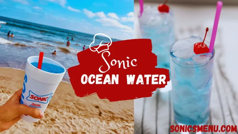 Dive Into Refreshing Sonic Ocean Water: Freshening Drink In a Glass