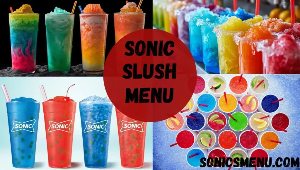 sonic slush menu