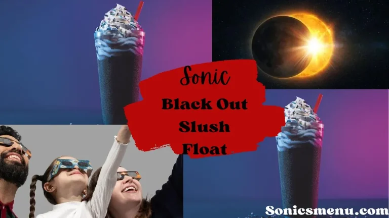 Sonic Blackout Slush Float|Explore Mysterious Limited Time Heaven Edition In Slushes World