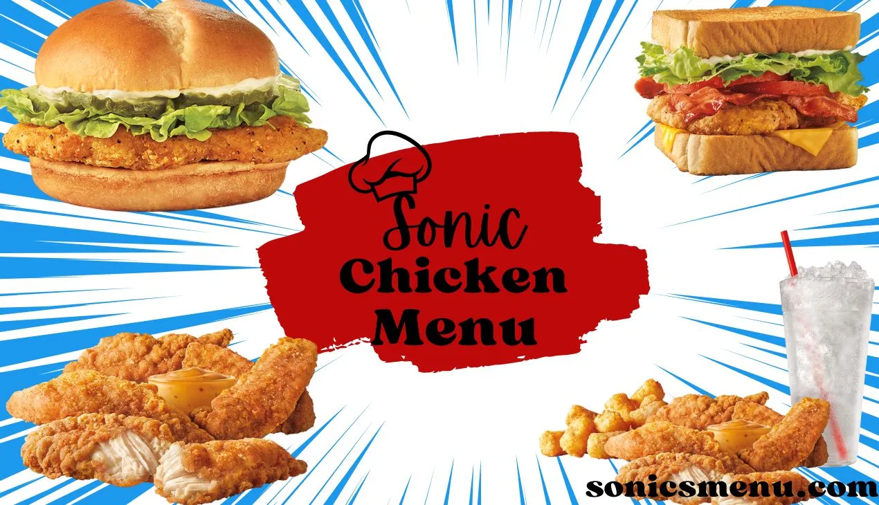 sonic chicken menu