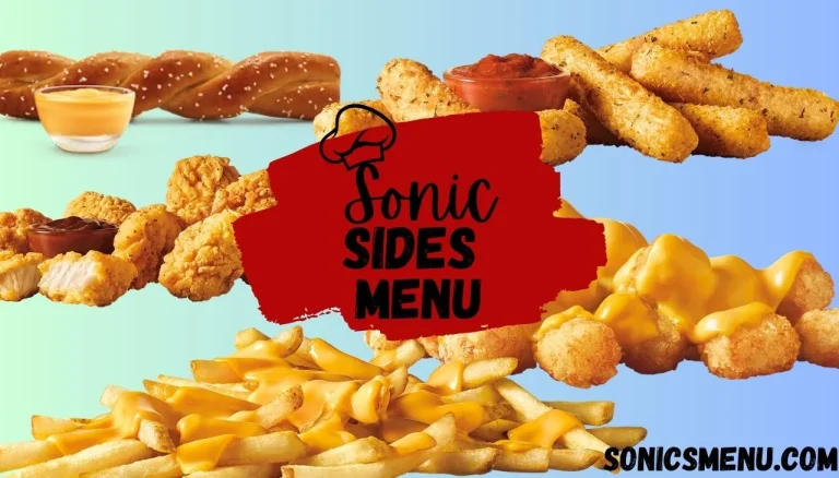 Exploring Sonic Sides Menu prices and calories