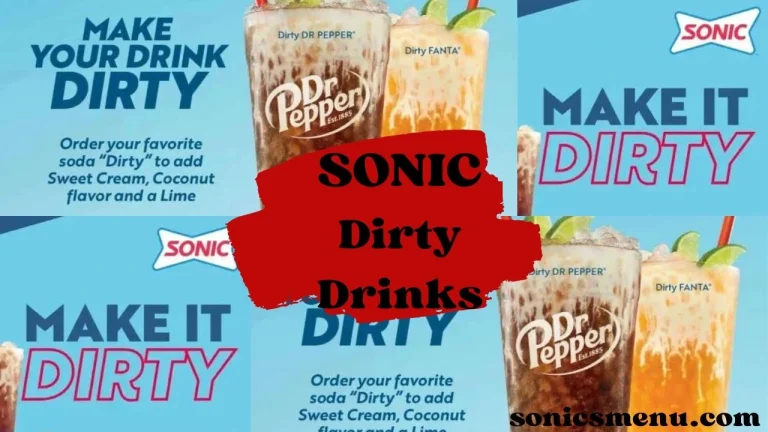 Unveiling Sonic Dirty Drinks in 2024(Dirty sodas, coconut, lime)