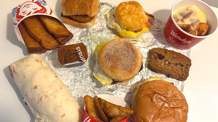 wendys breakfast menussf
