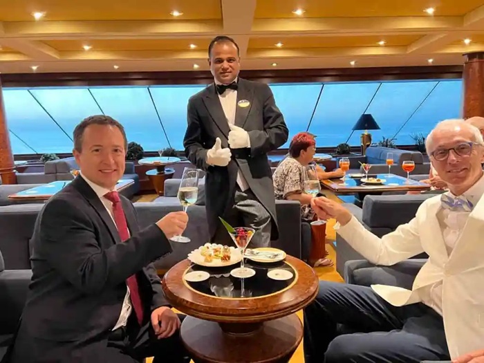 Sample MSC Yacht Club Dinner Menu with Prices