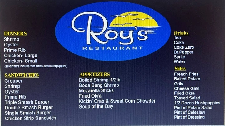 Roy’s Soul Food Menu: Tradition, Comfort and Flavor on Every Plate