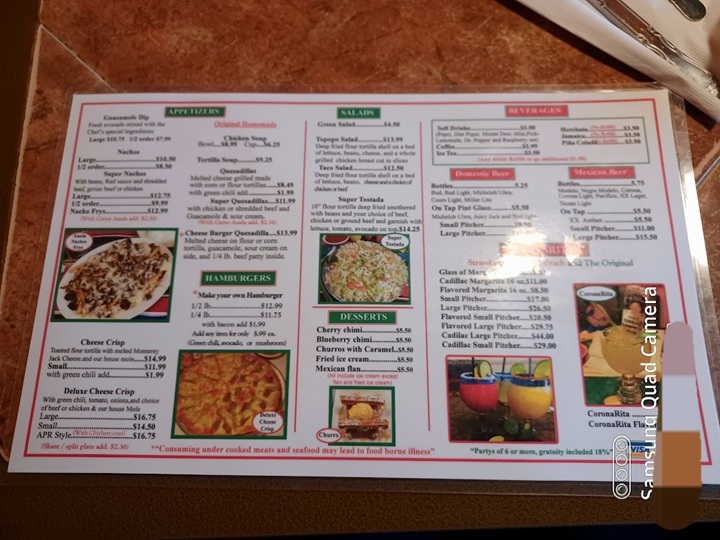 El Rodeo Mexican Food Menu: Home Comfort, Friendly Smiles, Hearty Flavor