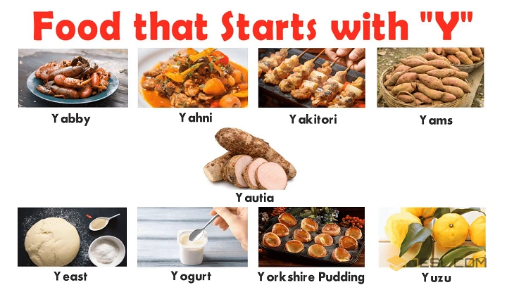 Food That Starts With Y: Yummy Comfort Foods and Dishes That Feel Gentle and Familiar