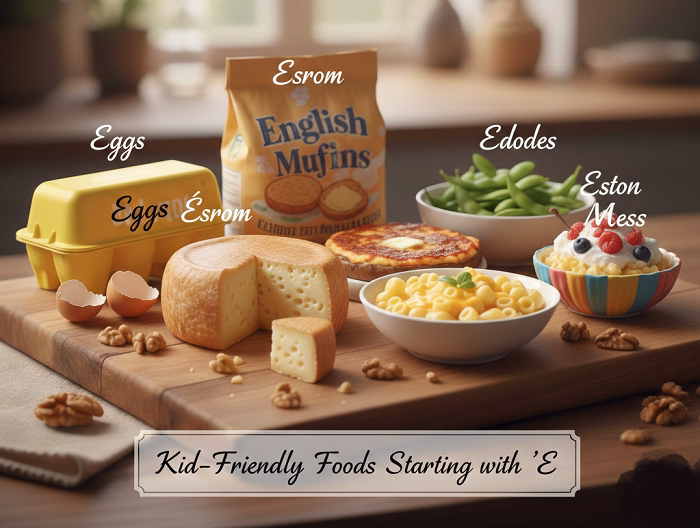 Foods That Start With E for Kids