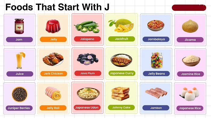 food that starts with the letter j 1