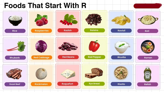 food that starts with an r 1